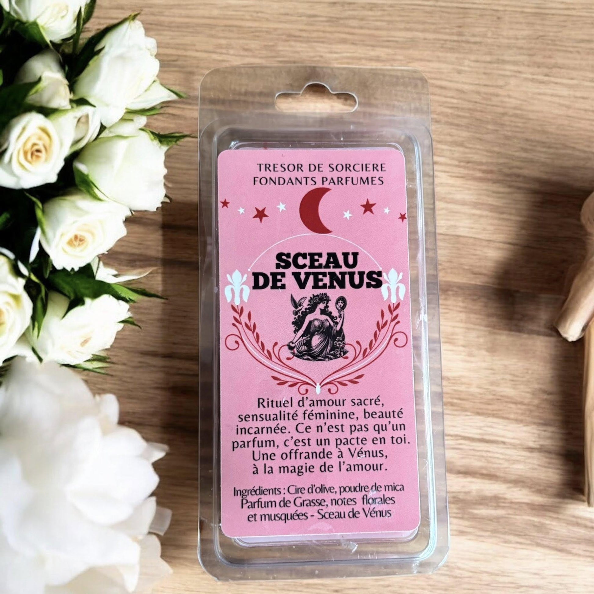 Fondants "sceau de Vénus", fondants d'intention, fondants sorcière, fondants d'amour, rituel amour