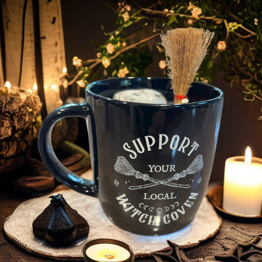 Bougie "witch coven", bougie mug, bougie sorcière, bougie d'intention, bougie cadeau