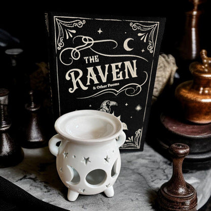 Coffret de fondants de cire parfumés " sortilèges d'ambiance", fondants parfumés, brûleur à fondants