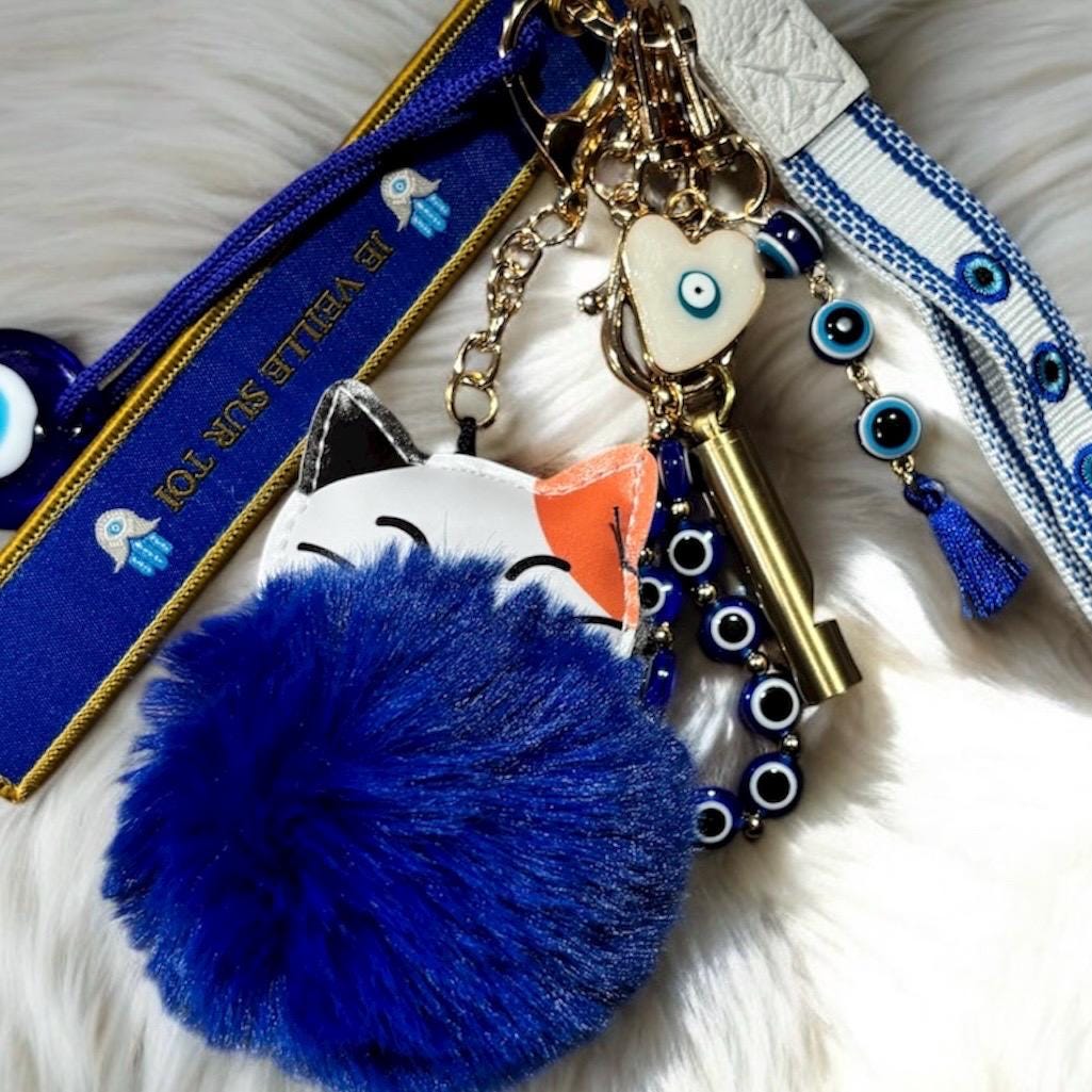 Porté clés Gri Gri, porte clés protection, porte clés magique, Gri Gri, porte clés œil de Nazar,