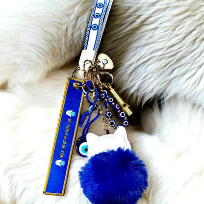 Porté clés Gri Gri, porte clés protection, porte clés magique, Gri Gri, porte clés œil de Nazar,