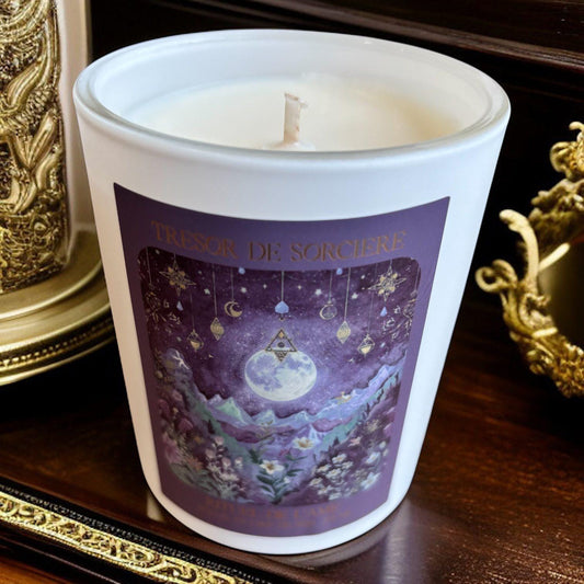 Bougie rituel de l'âme, bougie d'intention, bougie spirituelle, bougie artisanale, bougie parfumée, bougie cire de soja