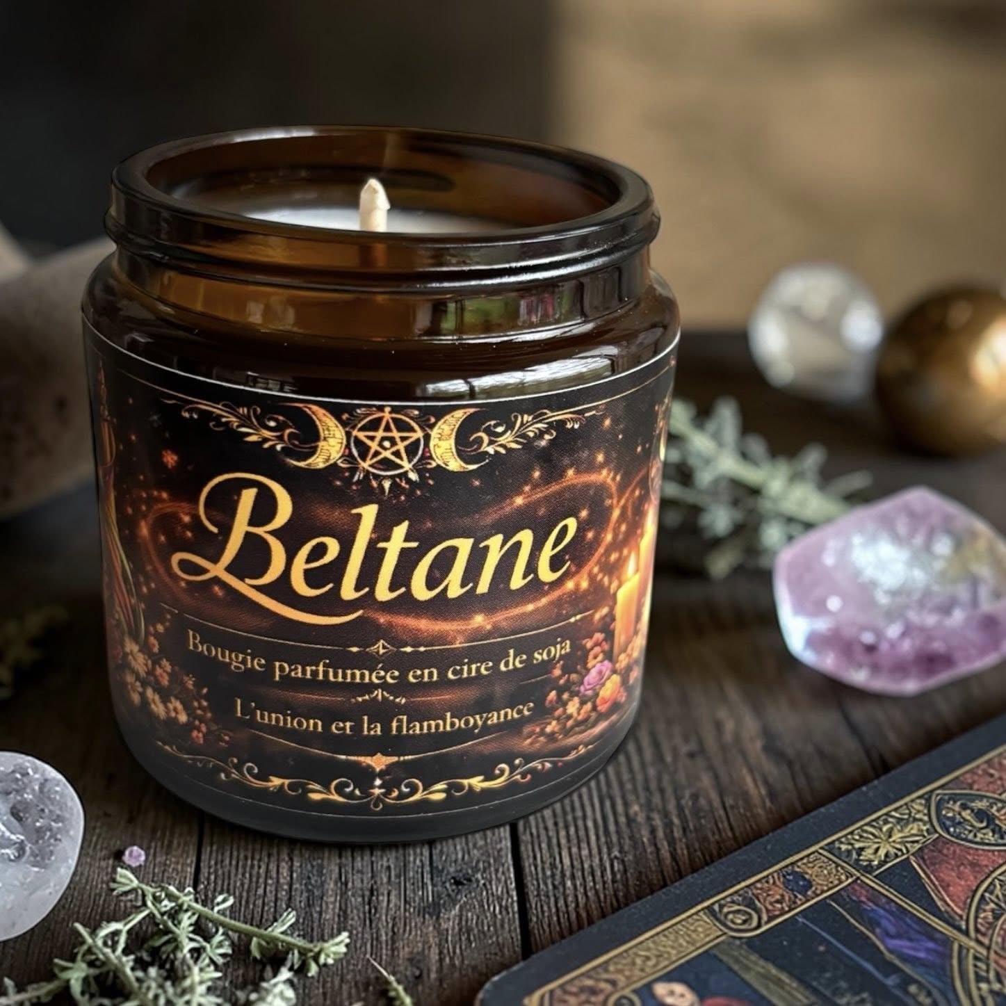 coffret de bougies "roue de l'année sorcière", bougies sabbats, bougies d'intentions, bougies parfumées