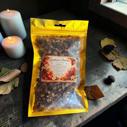 Box de Mabon, my witch box Mabon, equinoxe automne, bougie mabon, encens mabon, box sorcière, witch box