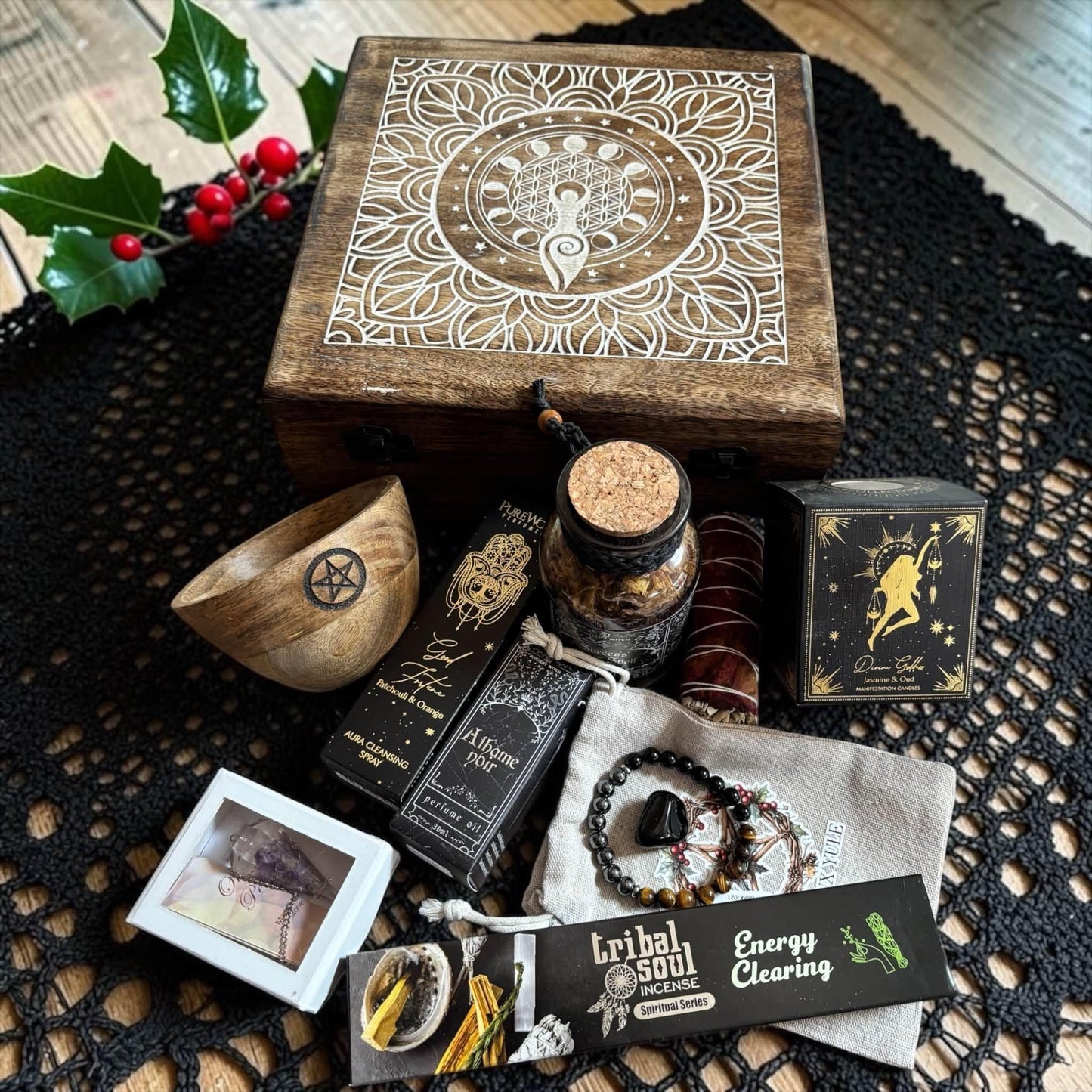 Coffret ésotérique Je suis une Déesse, coffret cadeau, idée cadeau spirituel
