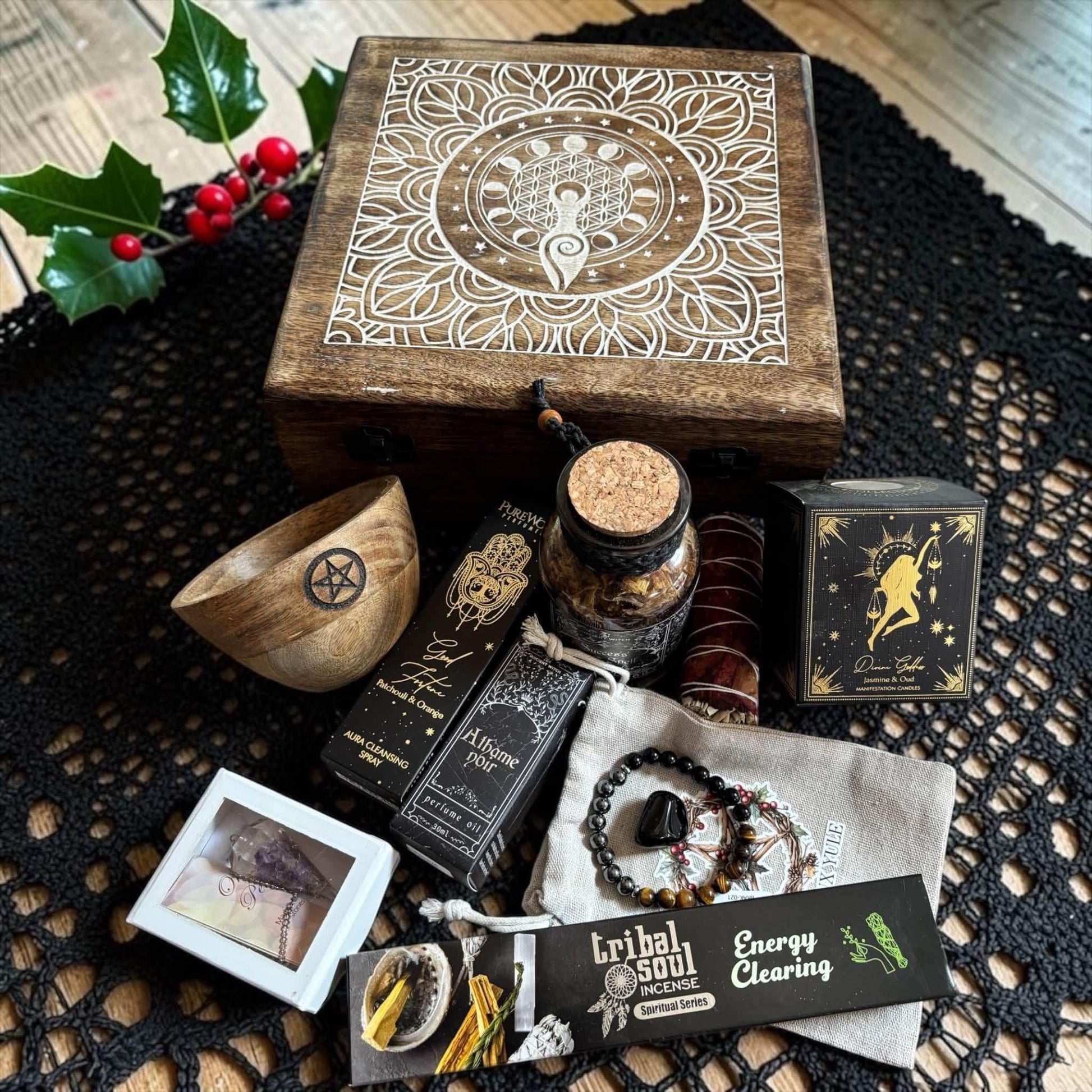 Coffret ésotérique Je suis une Déesse, coffret cadeau, idée cadeau spirituel