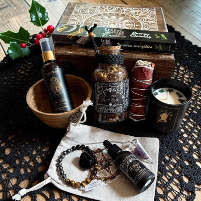 Coffret Déesse, bracelet œil de tigre
