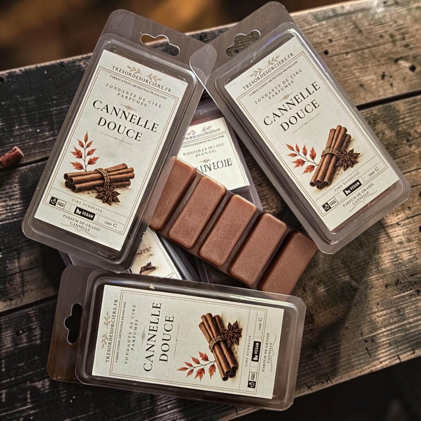 Fondants parfumés Cannelle Douce, ambiance brûle-parfum