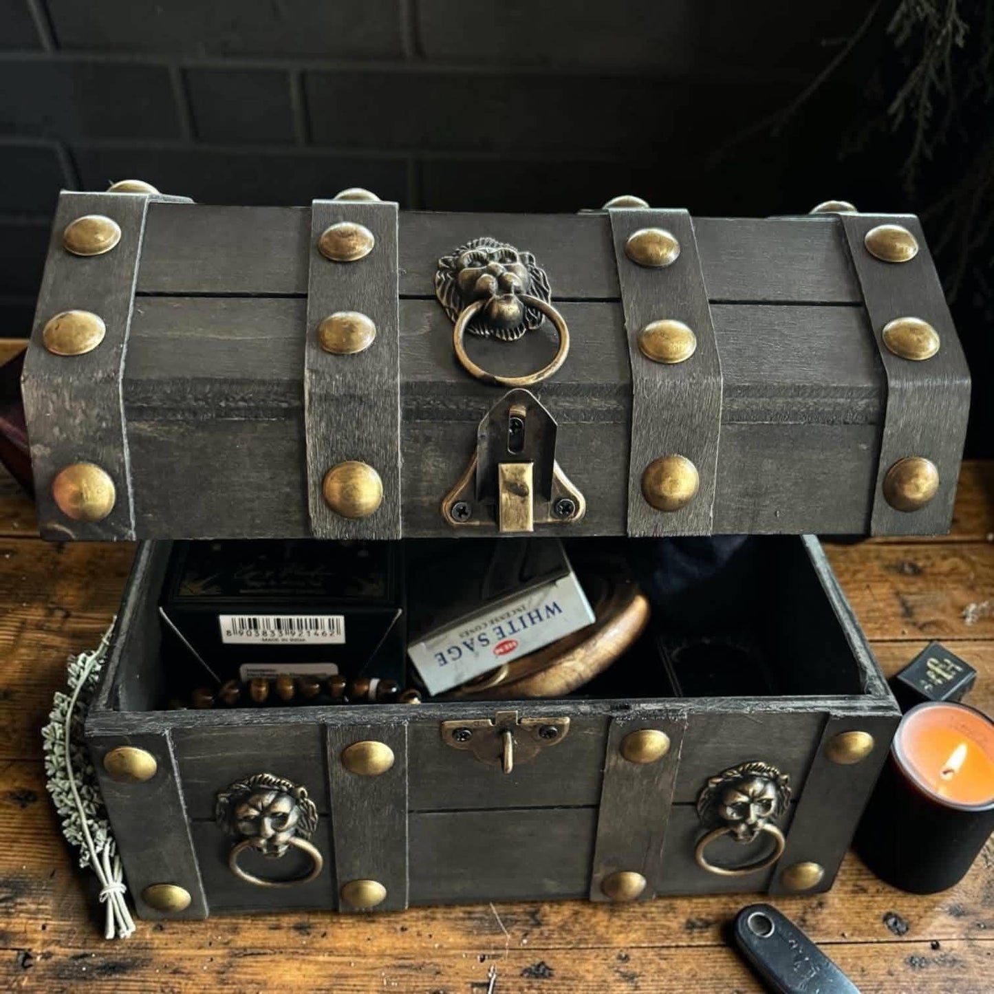 Encens cônes sauge blanche, coffret rituel protection