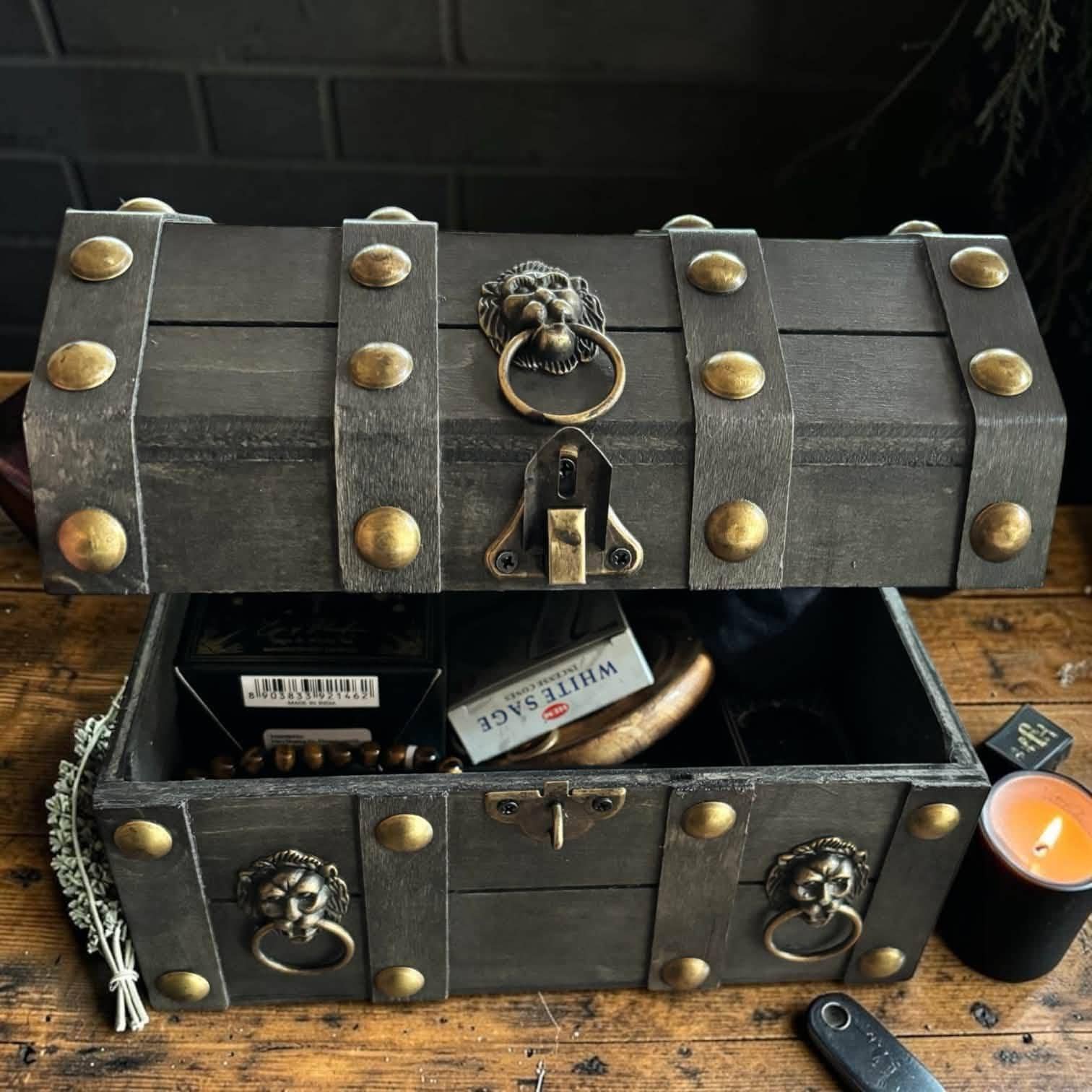 Encens cônes sauge blanche, coffret rituel protection