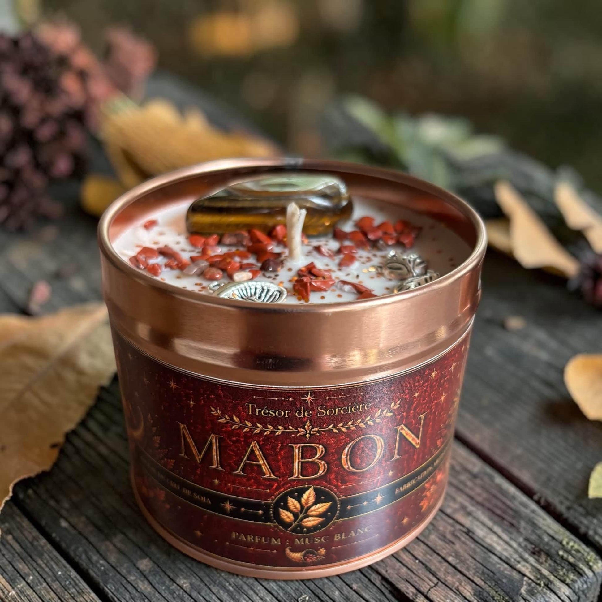 bougie rituel de mabon