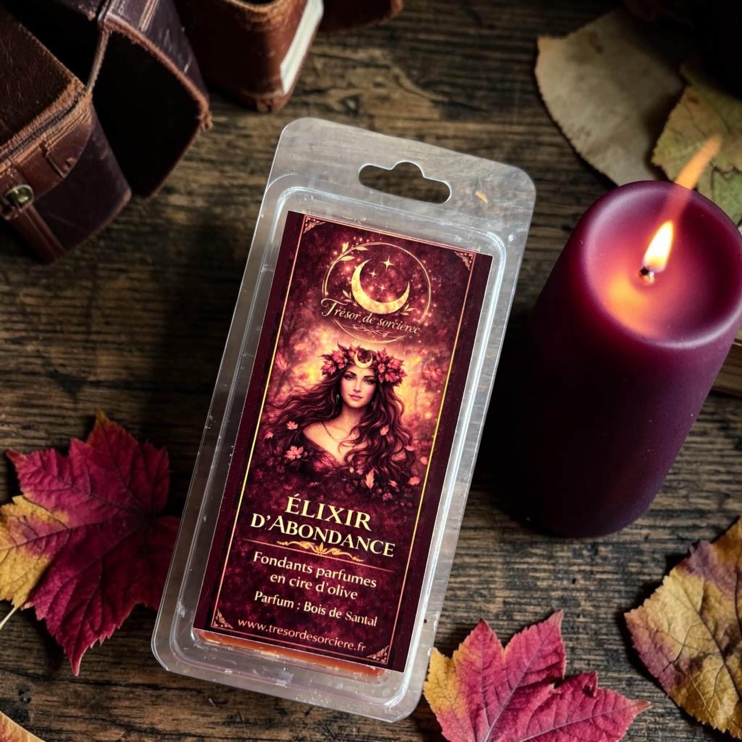 Fondants de cire parfumés "élixir d'abondance", fondants équinoxe automne, fondants de mabon