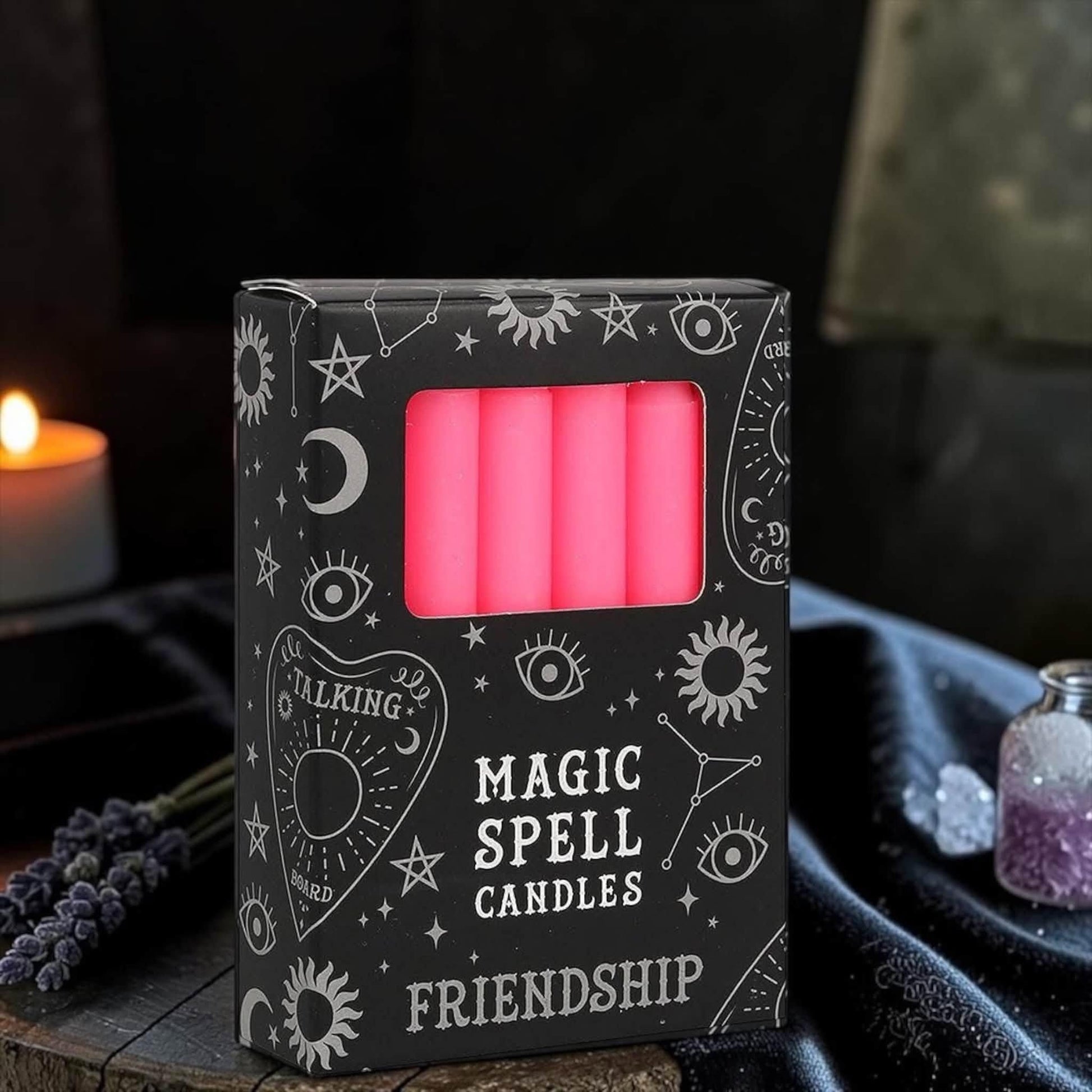 Bougie rituelle Magic Spell Candles grise, sagesse et réflexion