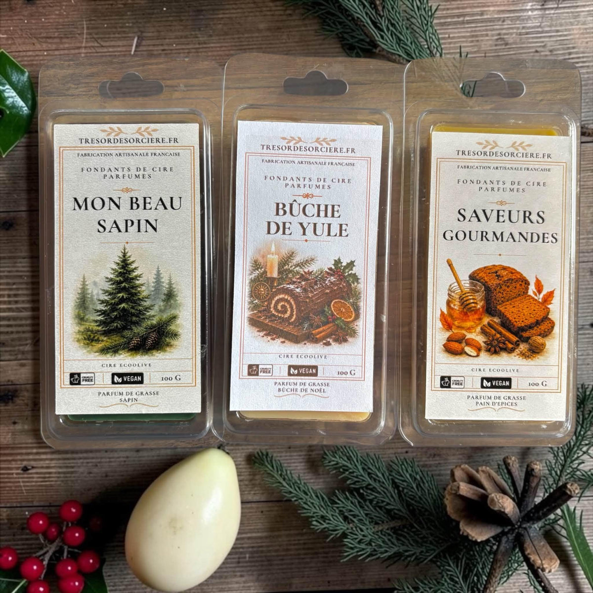 fondants parfumés pain d'épices
