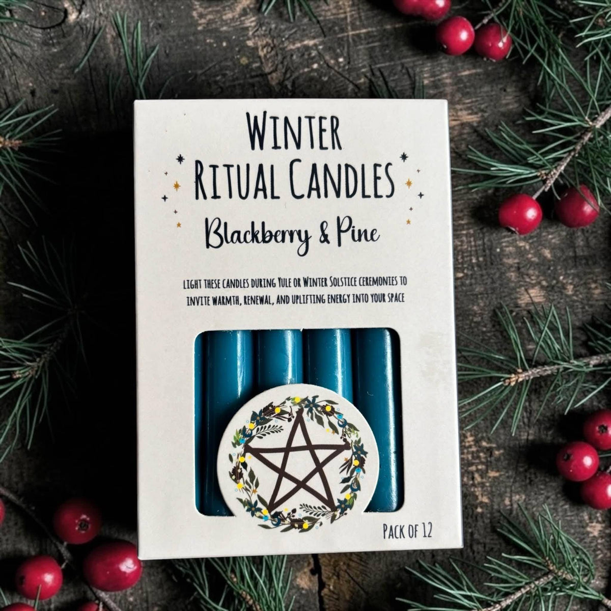 12 bougies rituelles Yule