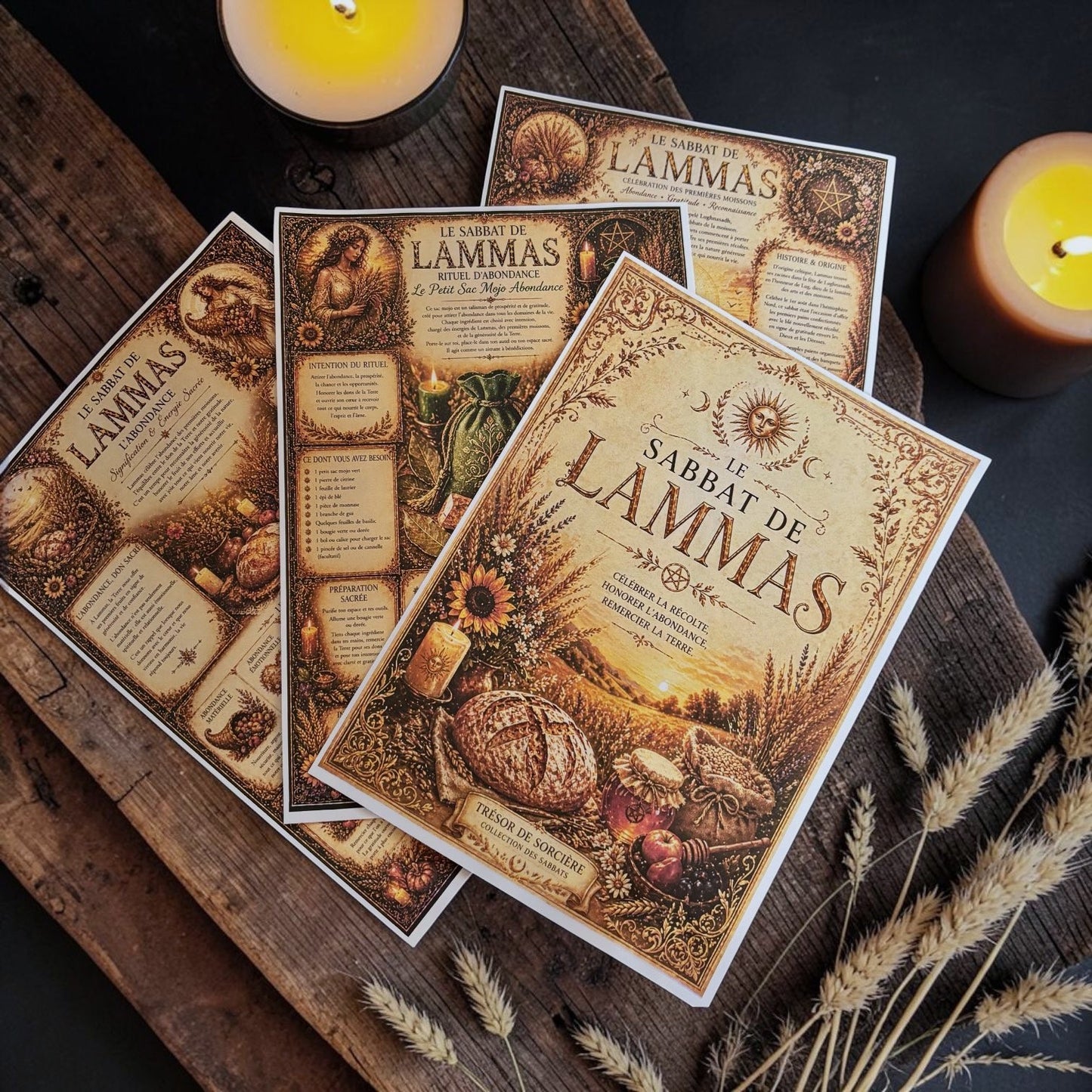 Téléchargement grimoire 15 pages "le sabbat de Lammas"