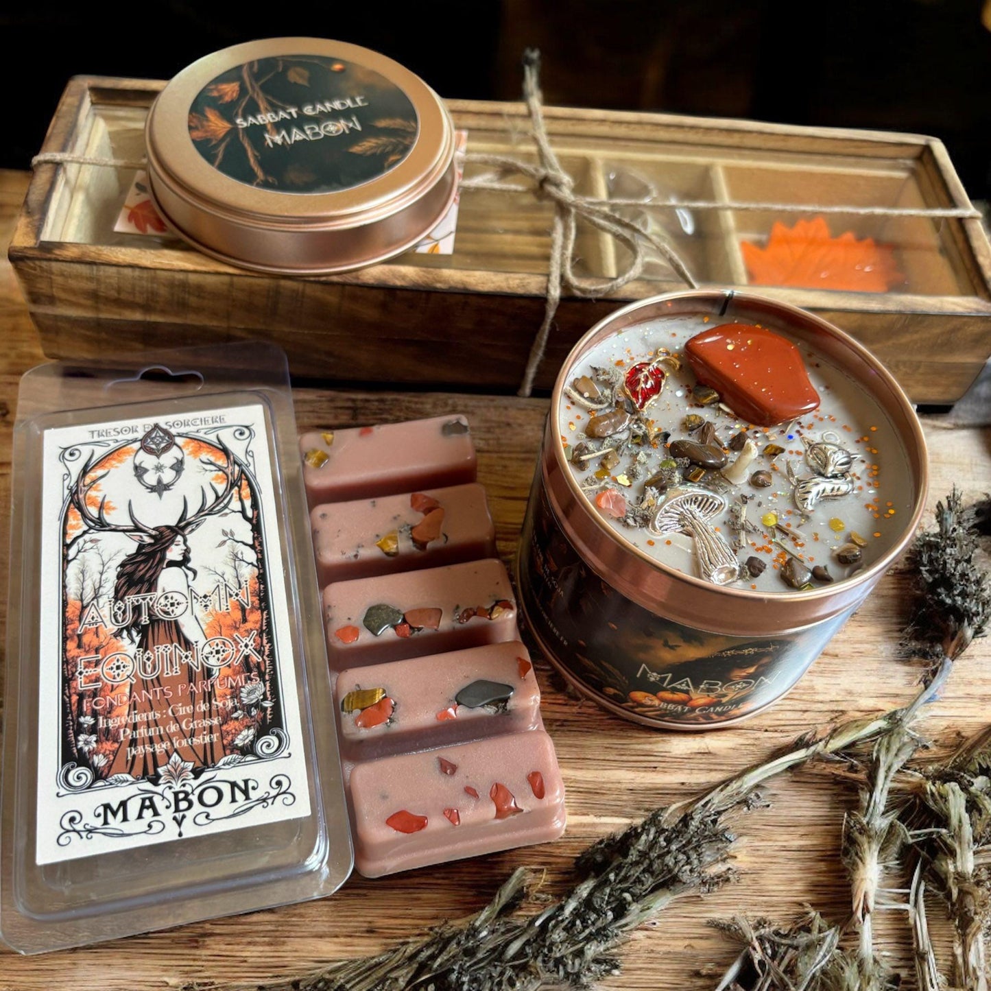 Box de Mabon, witch box Mabon, box sorcière, coffret de Mabon, rituel de Mabon