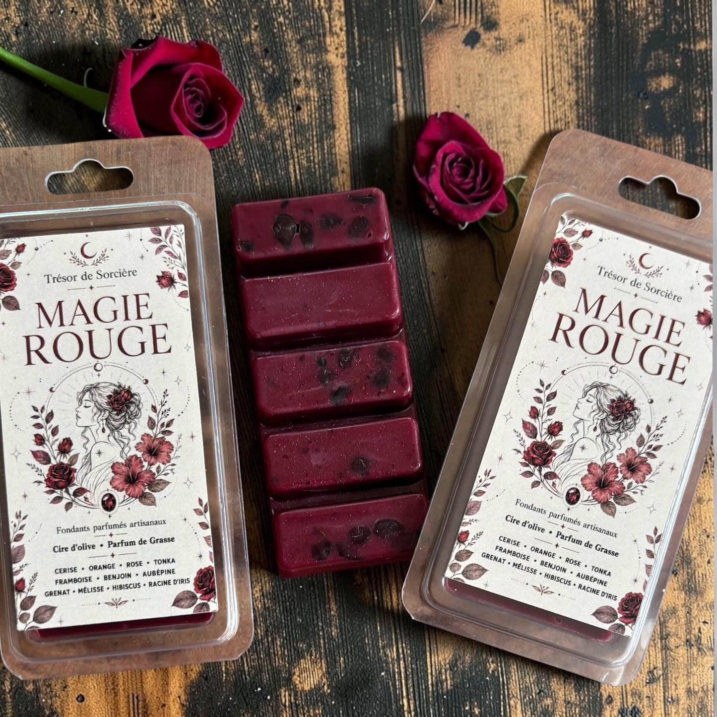 Fondants parfumés Magie Rouge - fondants sorcière