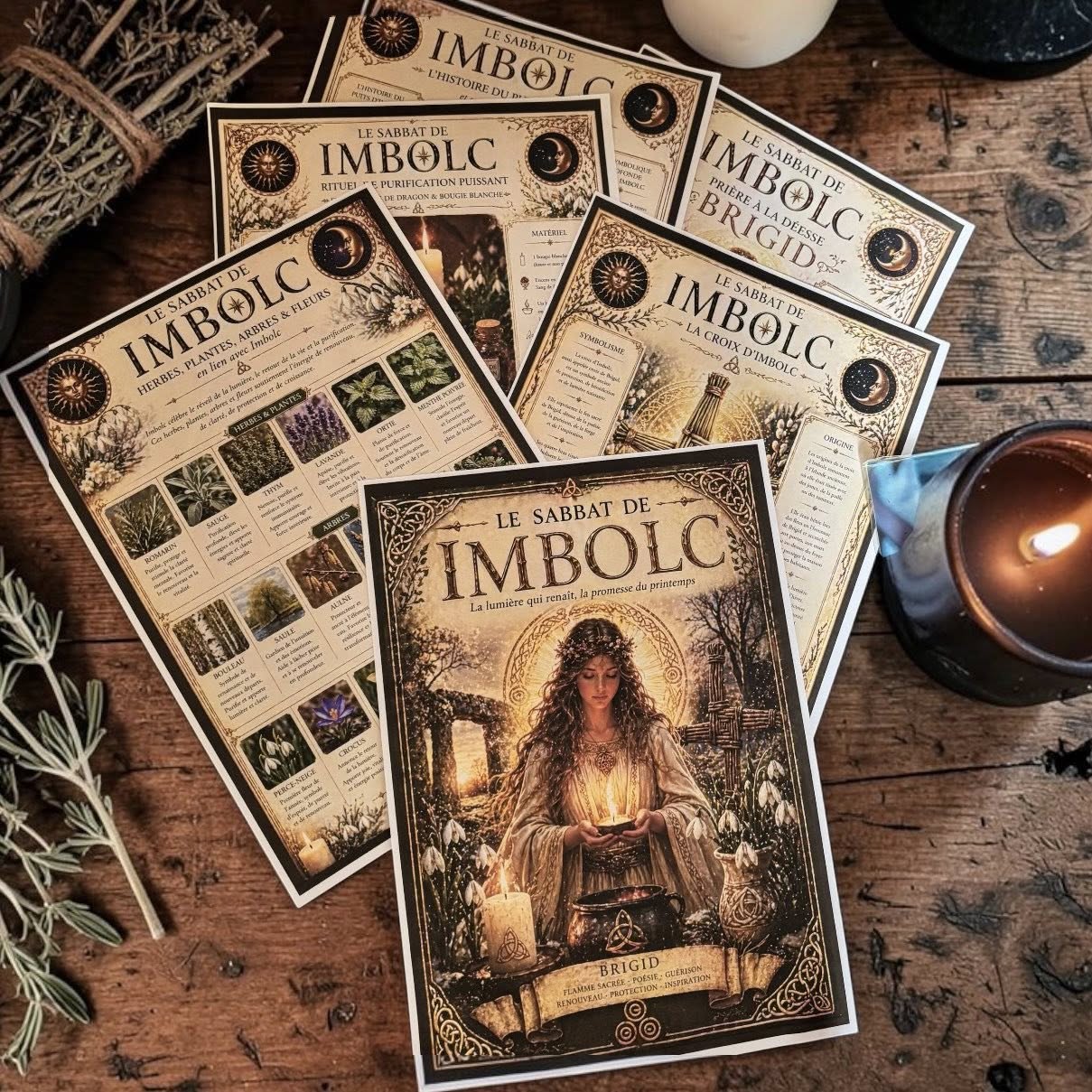 Téléchargement grimoire 15 pages "le sabbat de Imbolc"