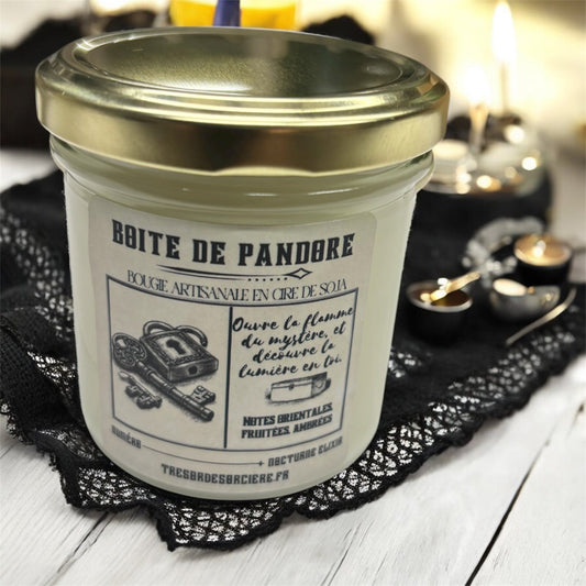 Bougie "boîte de Pandore", bougie d'intention