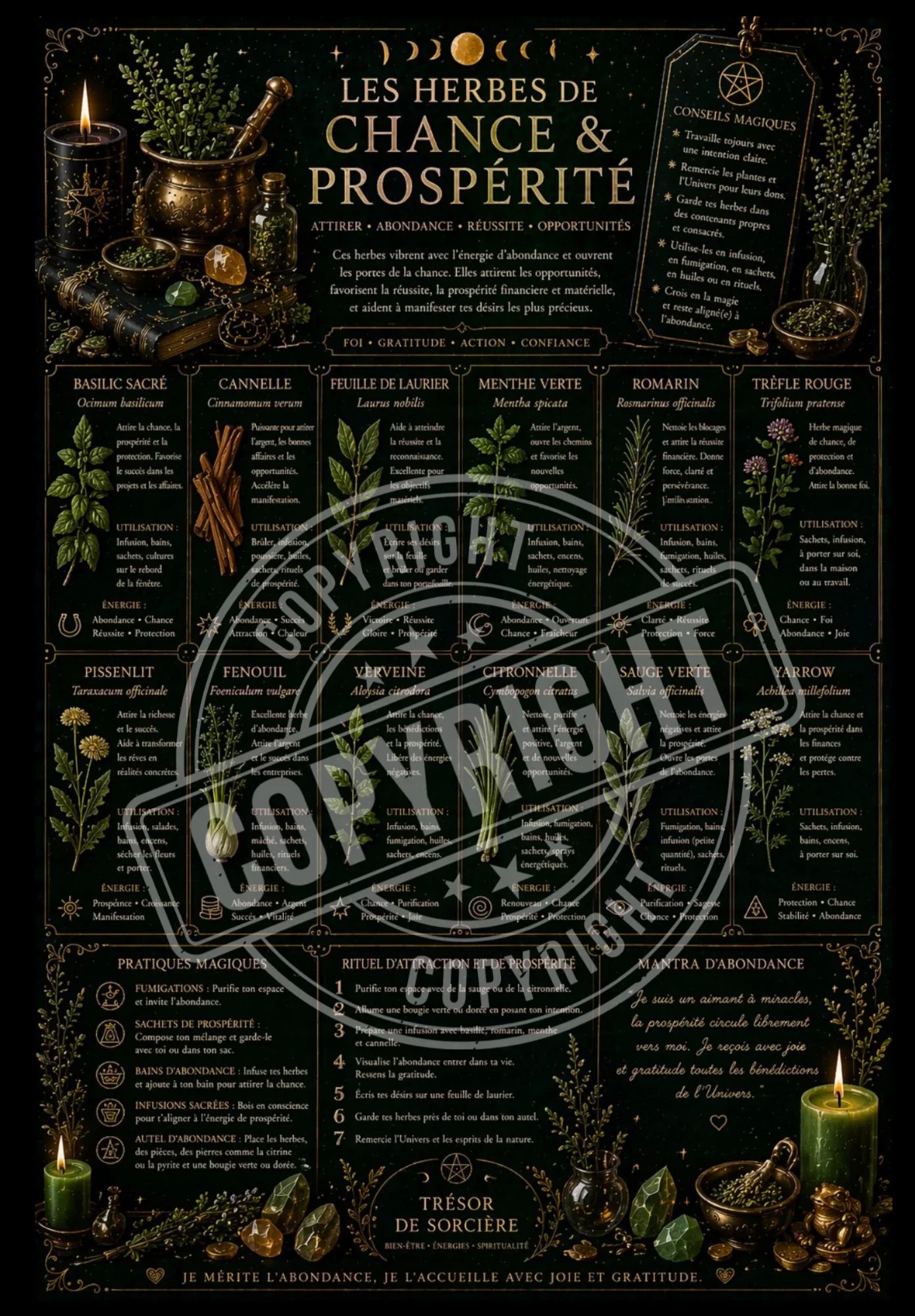Téléchargement affiche "herbes de chance" A3-A4