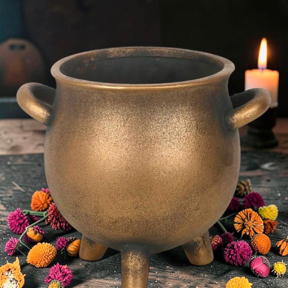 Pot en terre cuite chaudron de sorcière