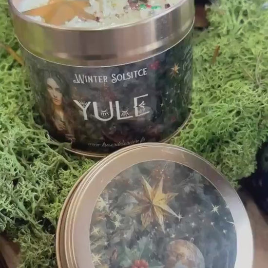 Bougie de Yule, sabbat de Yule, rituel de Yule, bougie rituel