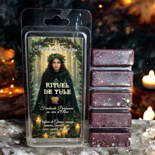 Fondants de cire parfumés "rituel de Yule", fondants de Yule