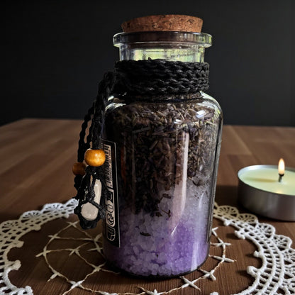 Rituel de Bain, sel de bain purifiant, sels de bain sorcière