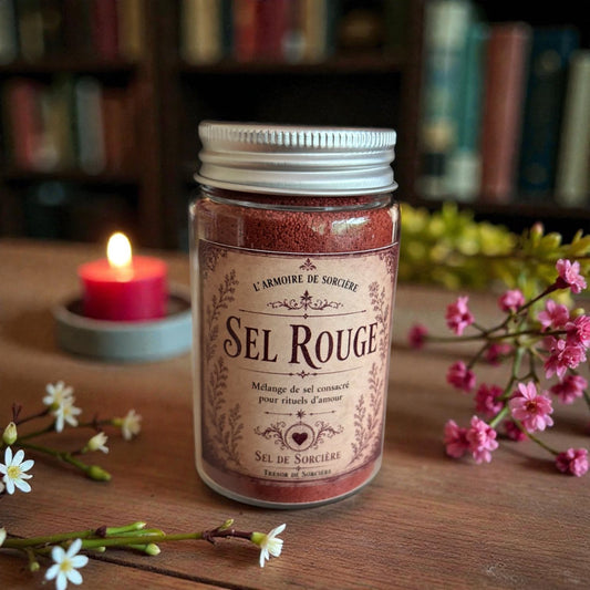 sel rouge, sel de sorcière, magie d'amour