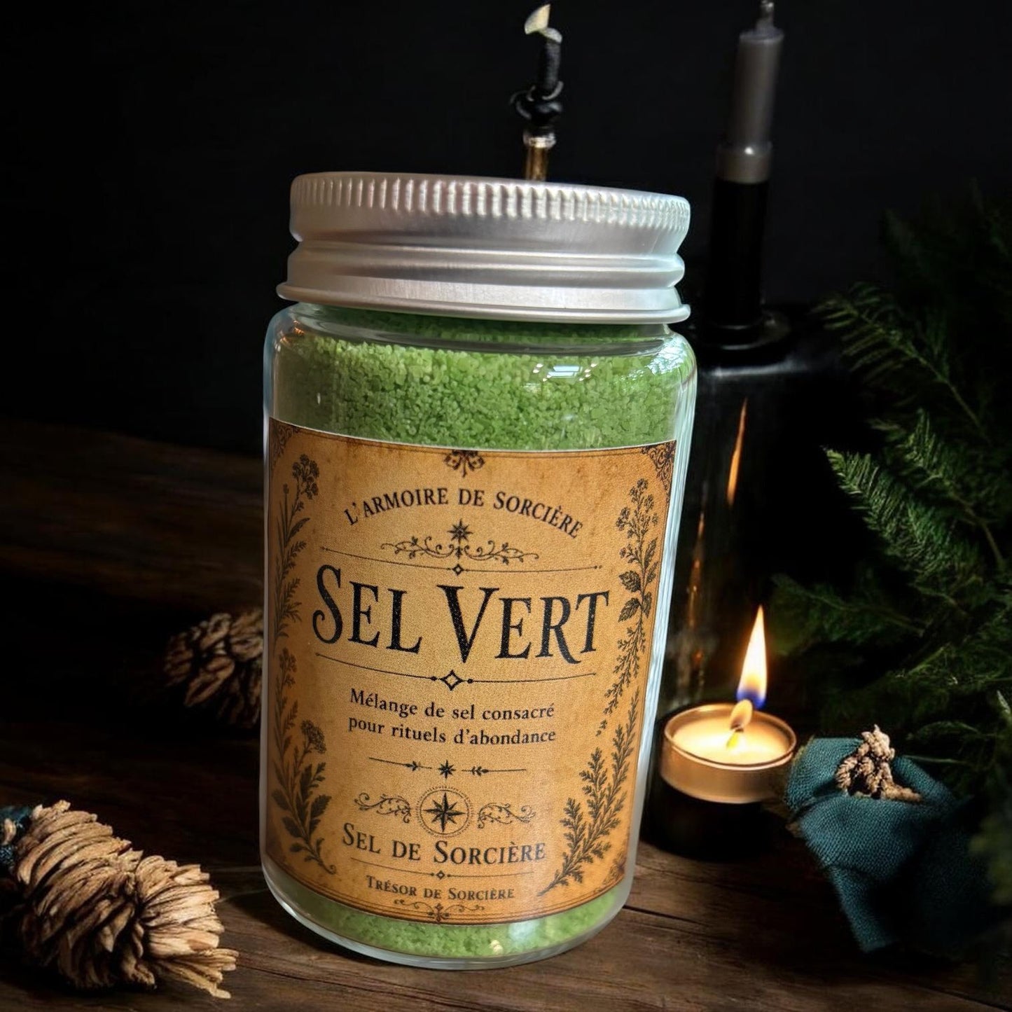 sel vert, sel de sorcière