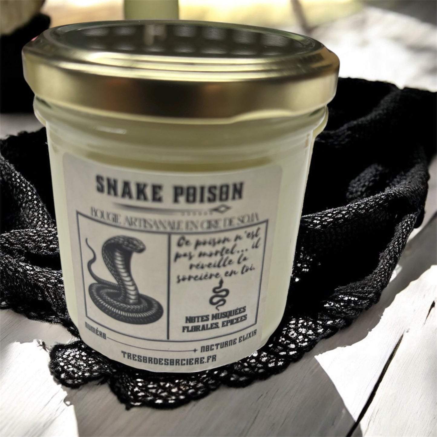 Bougie "Snake poison" bougie d'intention