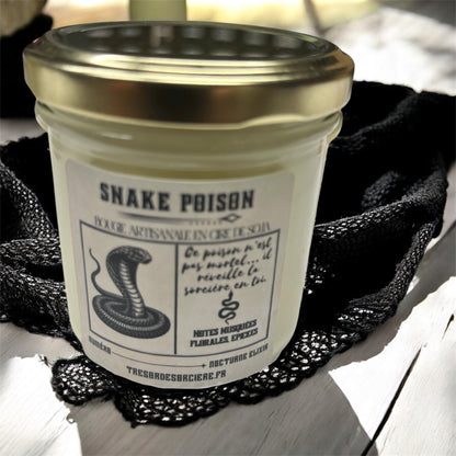Bougie "Snake poison" bougie d'intention
