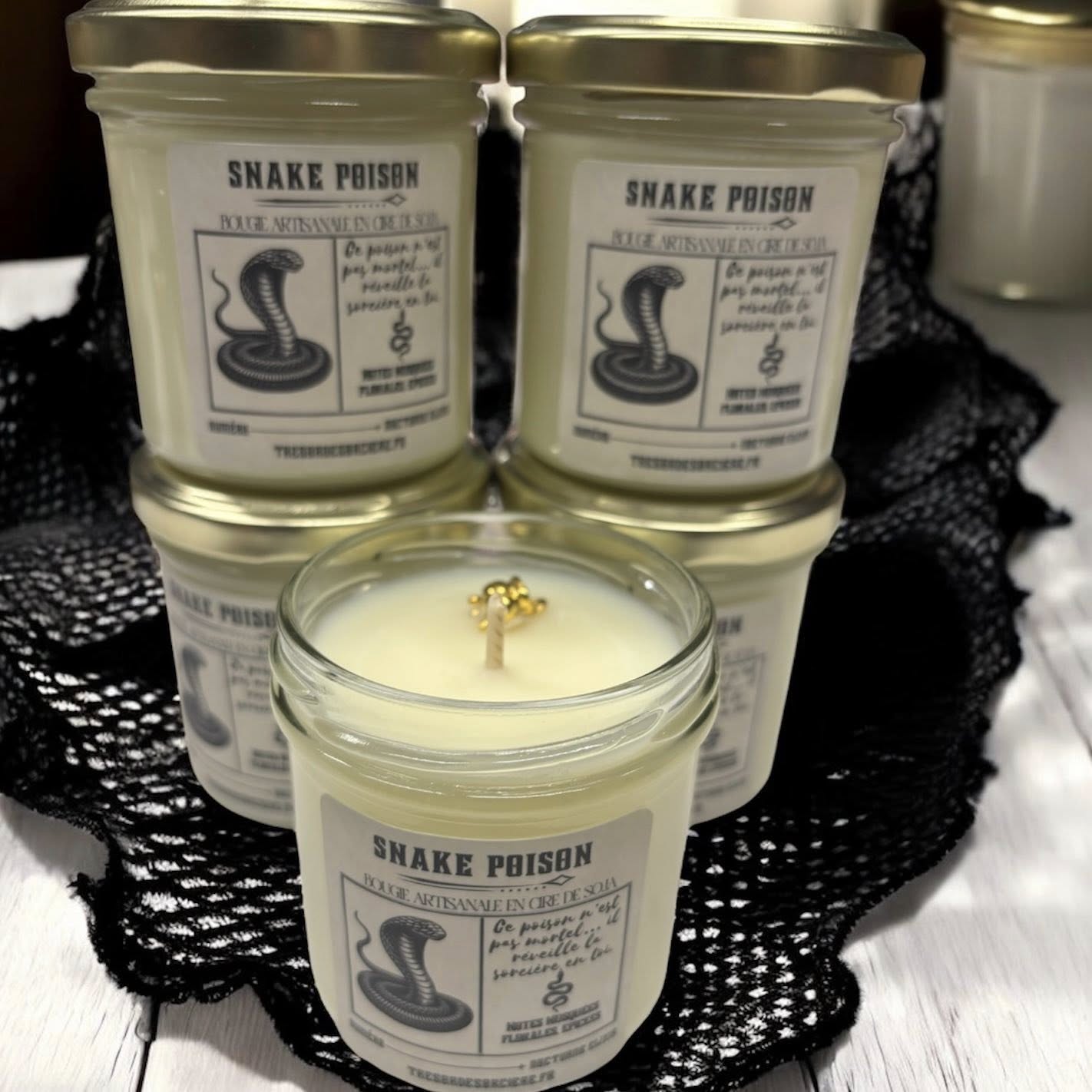 Bougie "Snake poison" bougie d'intention