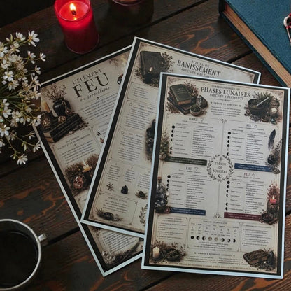 Téléchargement 24 pages de grimoire "Les 4 éléments"