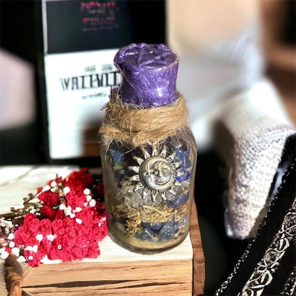spell jars, spell jar, bouteille de sorcière, spell jar intuition, 