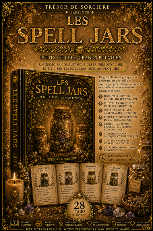 Téléchargement pages de grimoire "Les spell jars" 28 pages