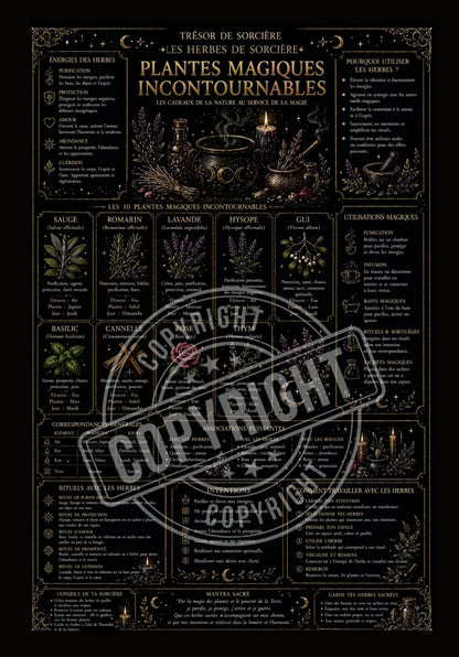 Téléchargement affiche "plantes magiques" -A3-A4