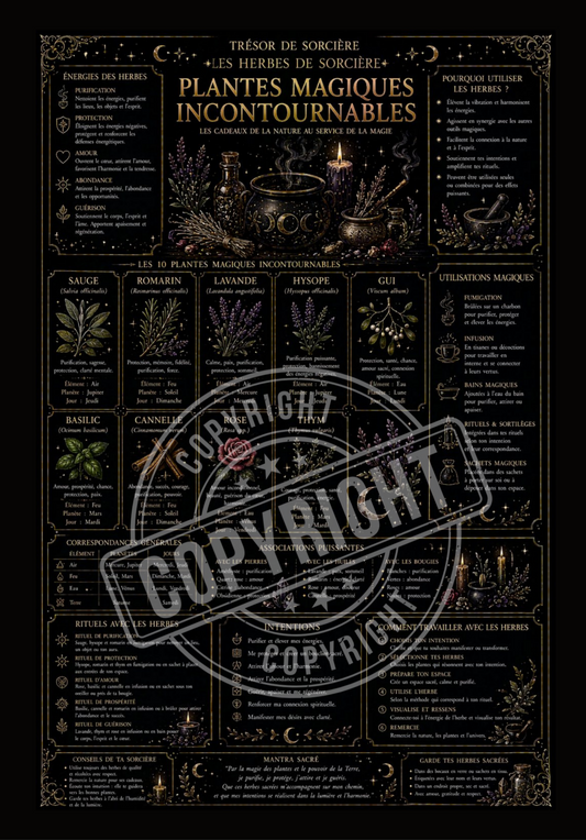 Téléchargement affiche "plantes magiques" -A3-A4
