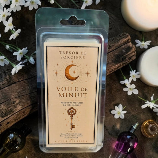 fondants "Voile de minuit", fondants sorcière, fondants parfumés