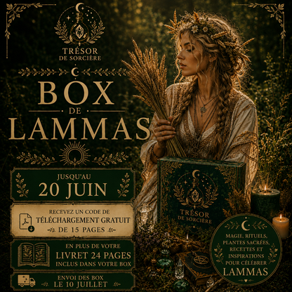 Box de Lammas, box sorcière, Lughnasadh, sabbat de lammas, witchbox Lammas